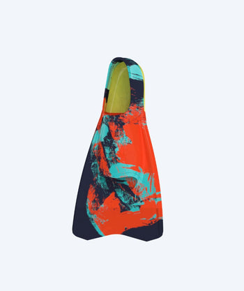 Speedo räpylät - Medium Blade - Punainen/tummansininen