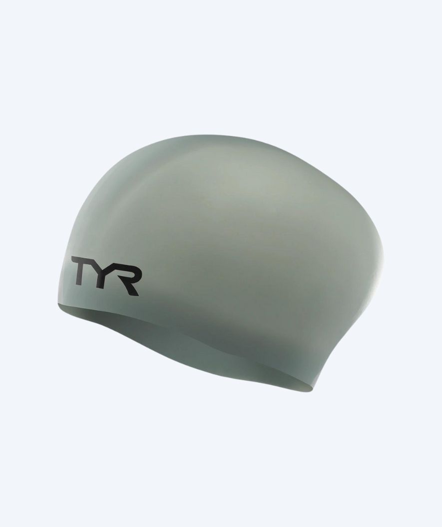 TYR uimalakki pitkille hiuksille - Silikoni - Harmaa