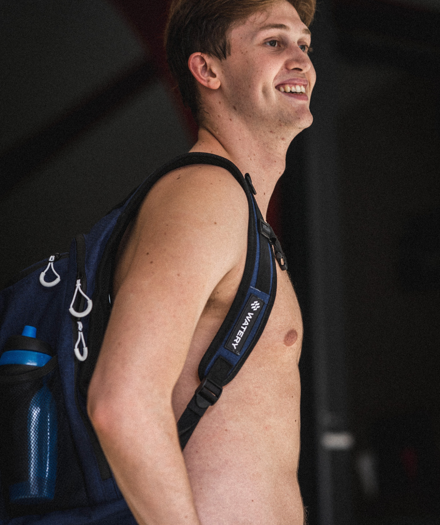 Watery uimakassi - Viper Elite 45L - Tummansininen/valkoinen