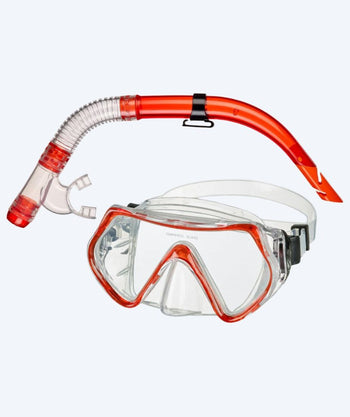 Beco Combo snorkkelisetti junioreille (yli 12 vuotiaille) - Bibione - Punainen