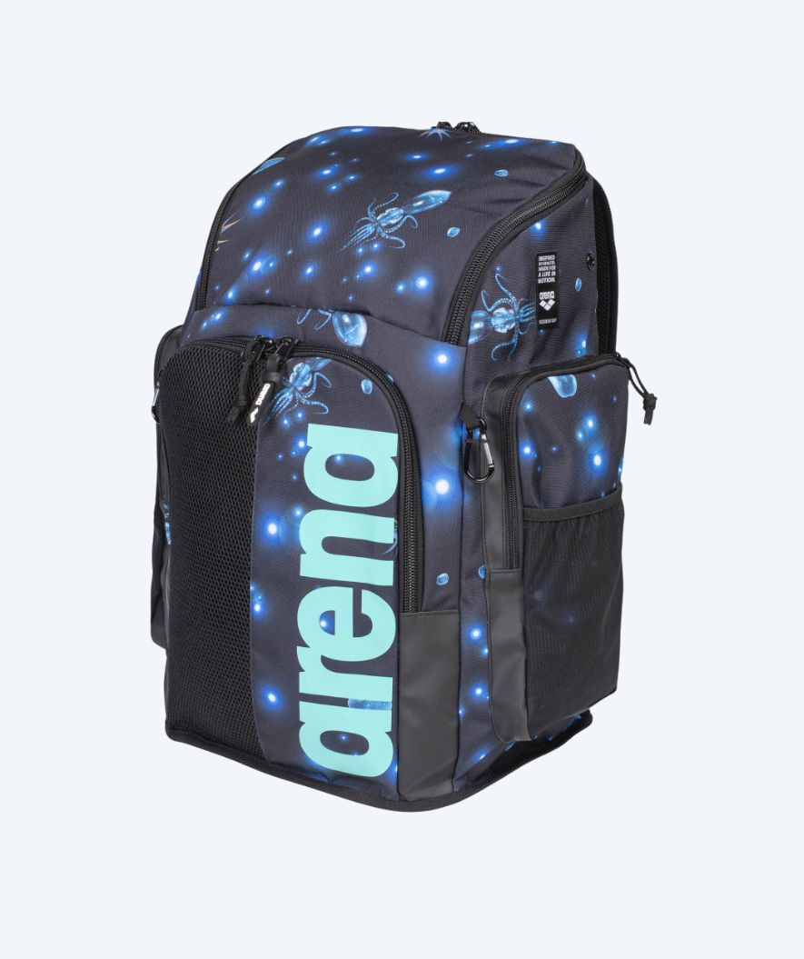 Arena uimakassi - Spiky ||| - Musta/vaaleansininen