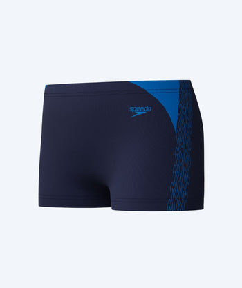 Speedo aquashorts pojille - Hyperboom Splice - Tummansininen/Sininen