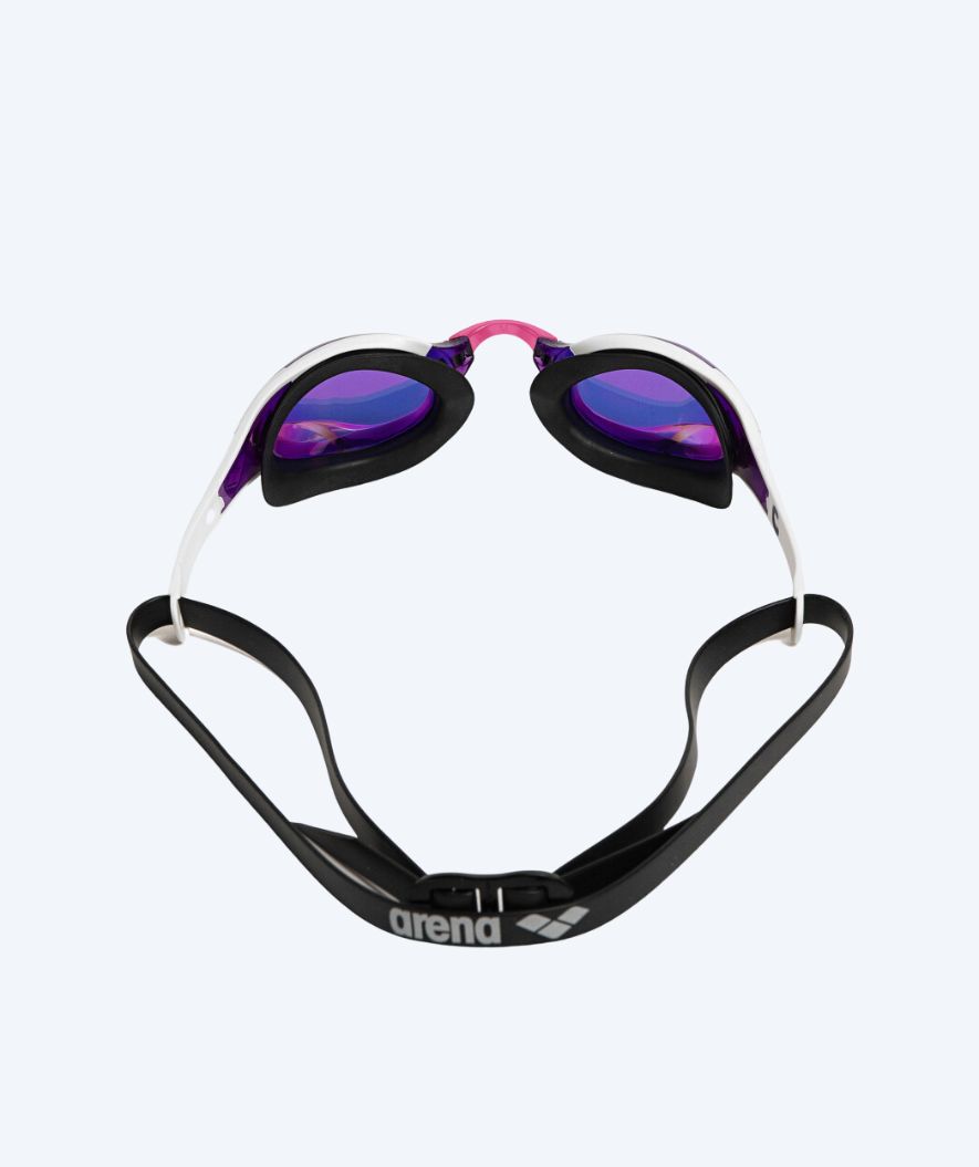 Arena Elite-uimalasit - Cobra Edge SWIPE Mirror - Valkoinen/violetti
