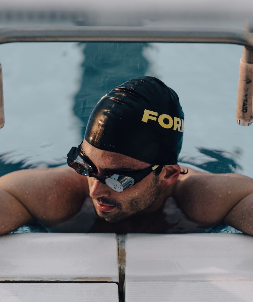Form Swim display Elite-uimalasit - Smart Swim 2 - Musta/vihreä