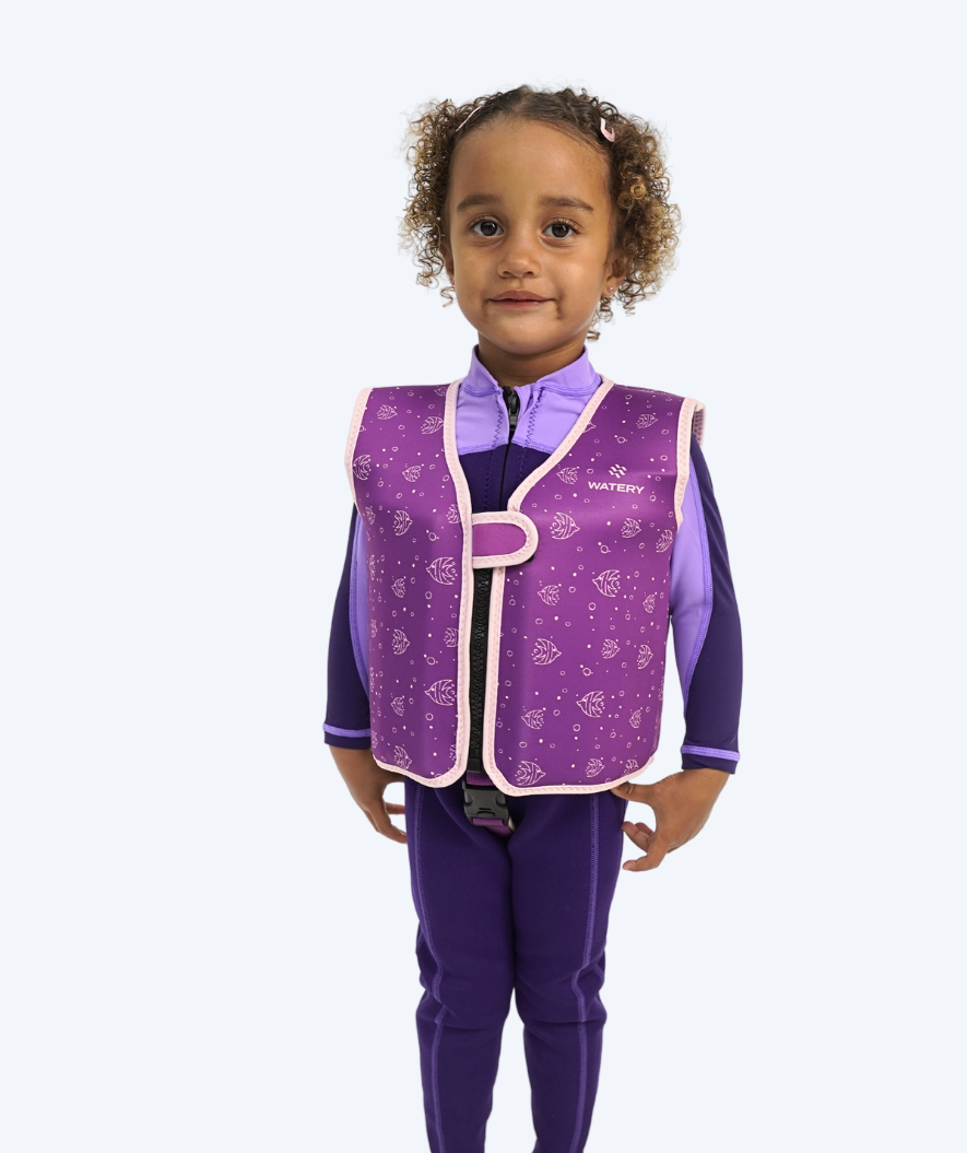 Watery uimaliivit lapsille (1-6) - Splashy - Violetti