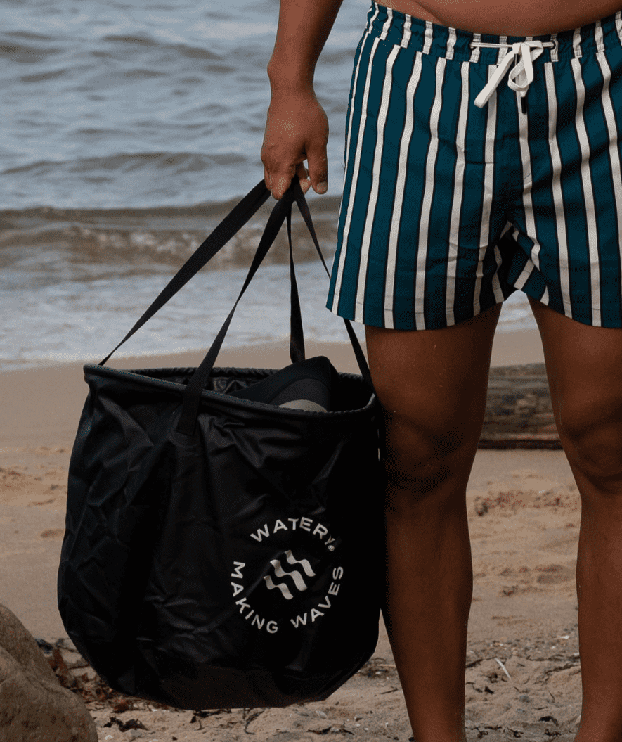 Watery märkäpuvun vaihtolaukku - River - Musta