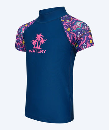 Watery UV-paidat lapsille - Osiris Lyhythihainen Rashguard - Monivärinen/tummansininen