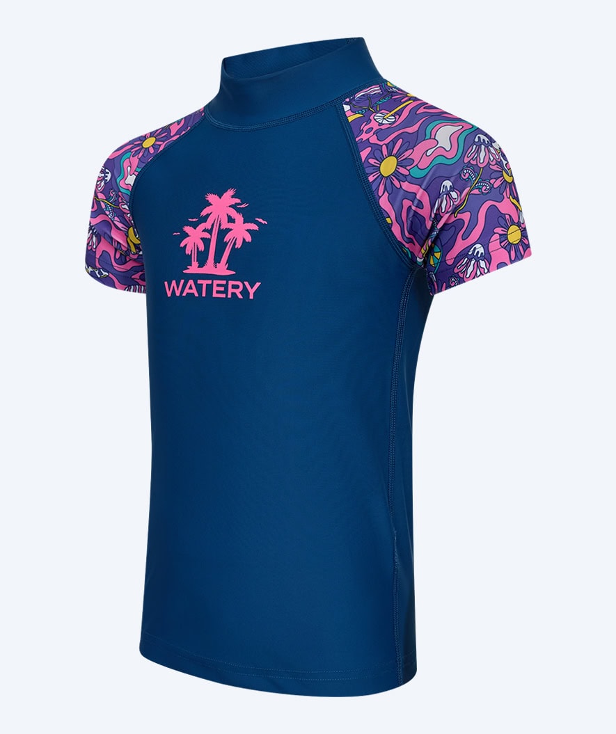 Watery UV-paidat lapsille - Osiris Lyhythihainen Rashguard - Monivärinen/tummansininen