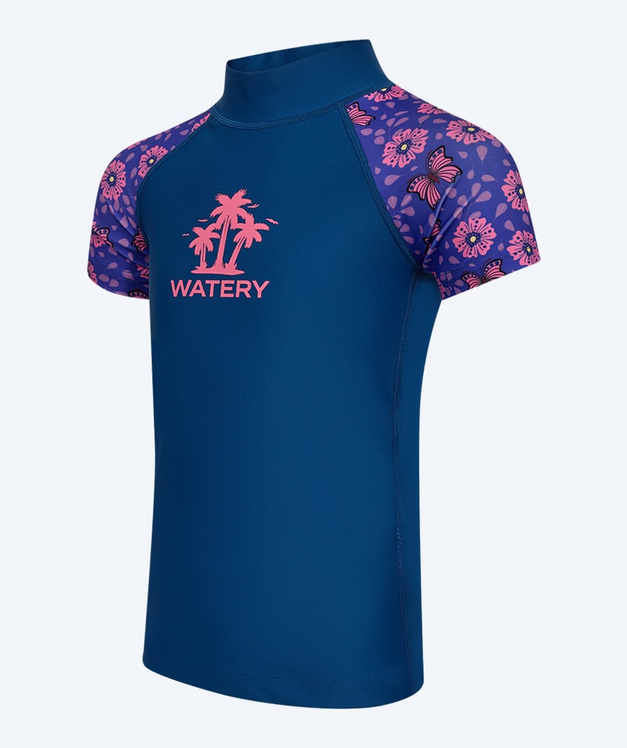 Watery UV-paidat lapsille - Osiris Lyhythihainen Rashguard - Violetti/tummansininen