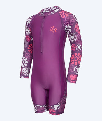 Watery UV-puvut lapsille - Athena Pitkähihainen Rashguard - Violetti