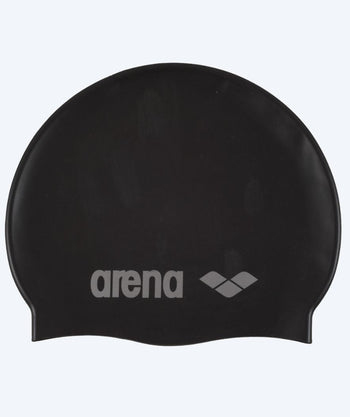 Arena uimalakki junioreille (6-12) - Classic Silicone - Musta