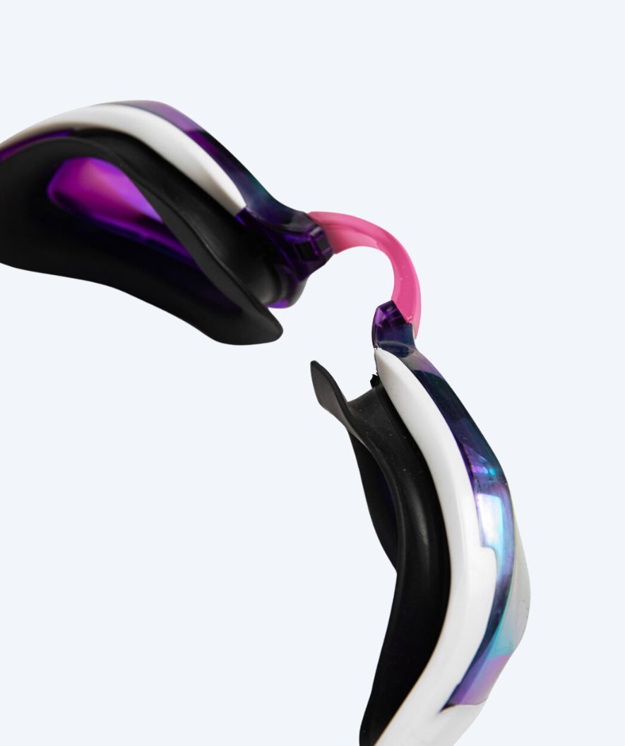 Arena Elite-uimalasit - Cobra Edge SWIPE Mirror - Valkoinen/violetti