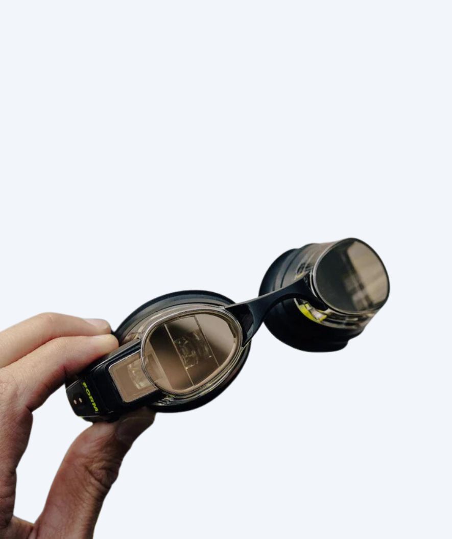 Form Swim display Elite-uimalasit - Smart Swim 2 - Musta/vihreä