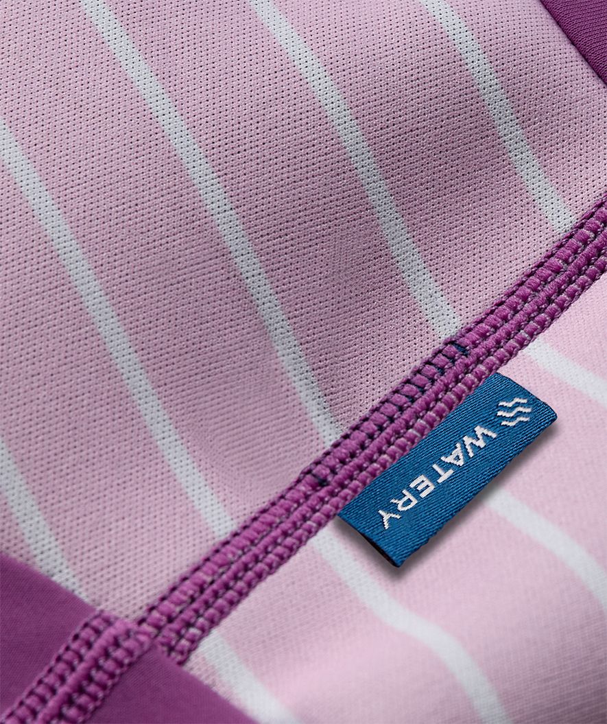 Watery uimavaipat lapsille - Neoprene Swim Nappy - Purple Stripes