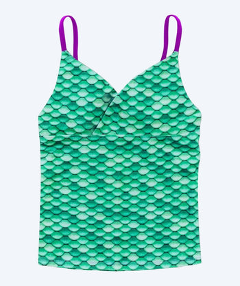 Fin Fun tankinin yläosa tytöille - Celtic Green