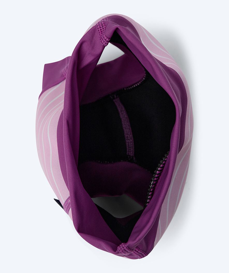 Watery uimavaipat lapsille - Neoprene Swim Nappy - Purple Stripes