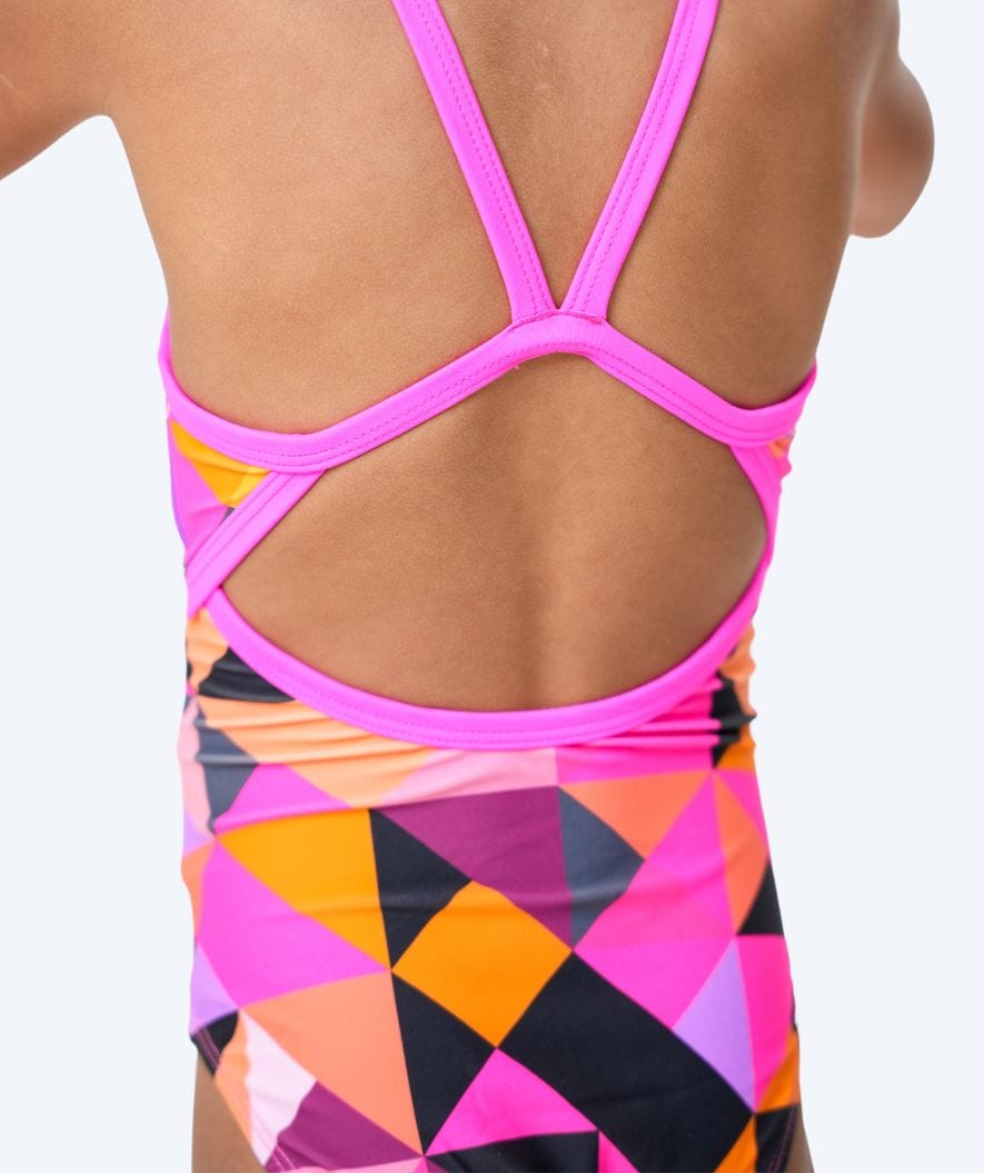 Watery uimapuku tytöille - Laguna - Vaaleanpunainen