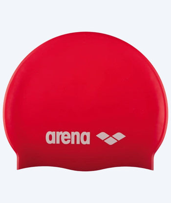 Arena uimalakki junioreille (6-12) - Classic Silicone - Punainen