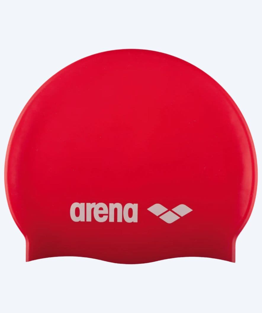 Arena uimalakki junioreille (6-12) - Classic Silicone - Punainen