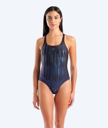 Arena uimapuku naisille - Hyacinth - Musta/sininen