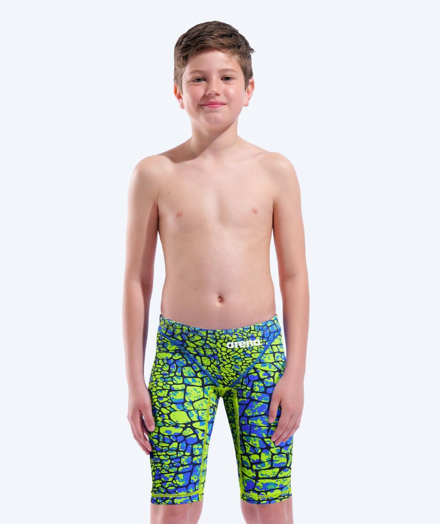 Arena kilpailu-uimahousut pojille - ST NEXT - Vihreä/tummansininen (Limited 2025)