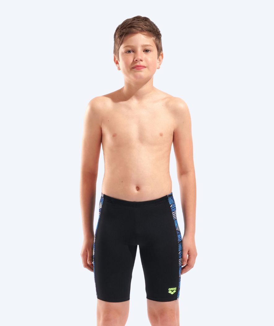 Arena pitkät uimahousut pojille - Candies - Musta/sininen