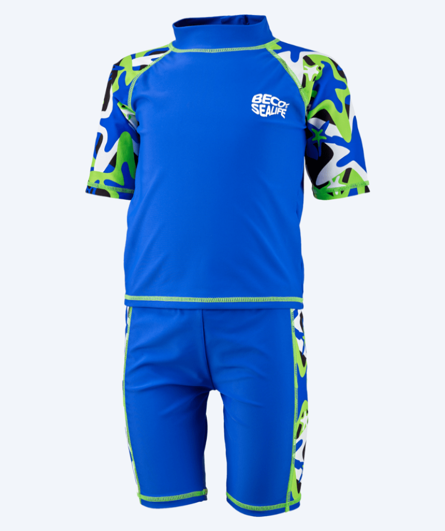 Beco märkäpuku lapsille - Sealife Rashguard - Sininen