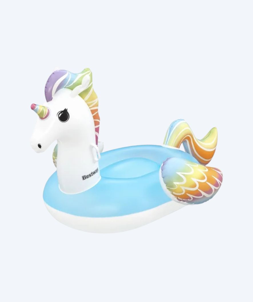 Bestway puhallettava uimalelu - Fantasy Unicorn Ride-On - Valkoinen/monivärinen
