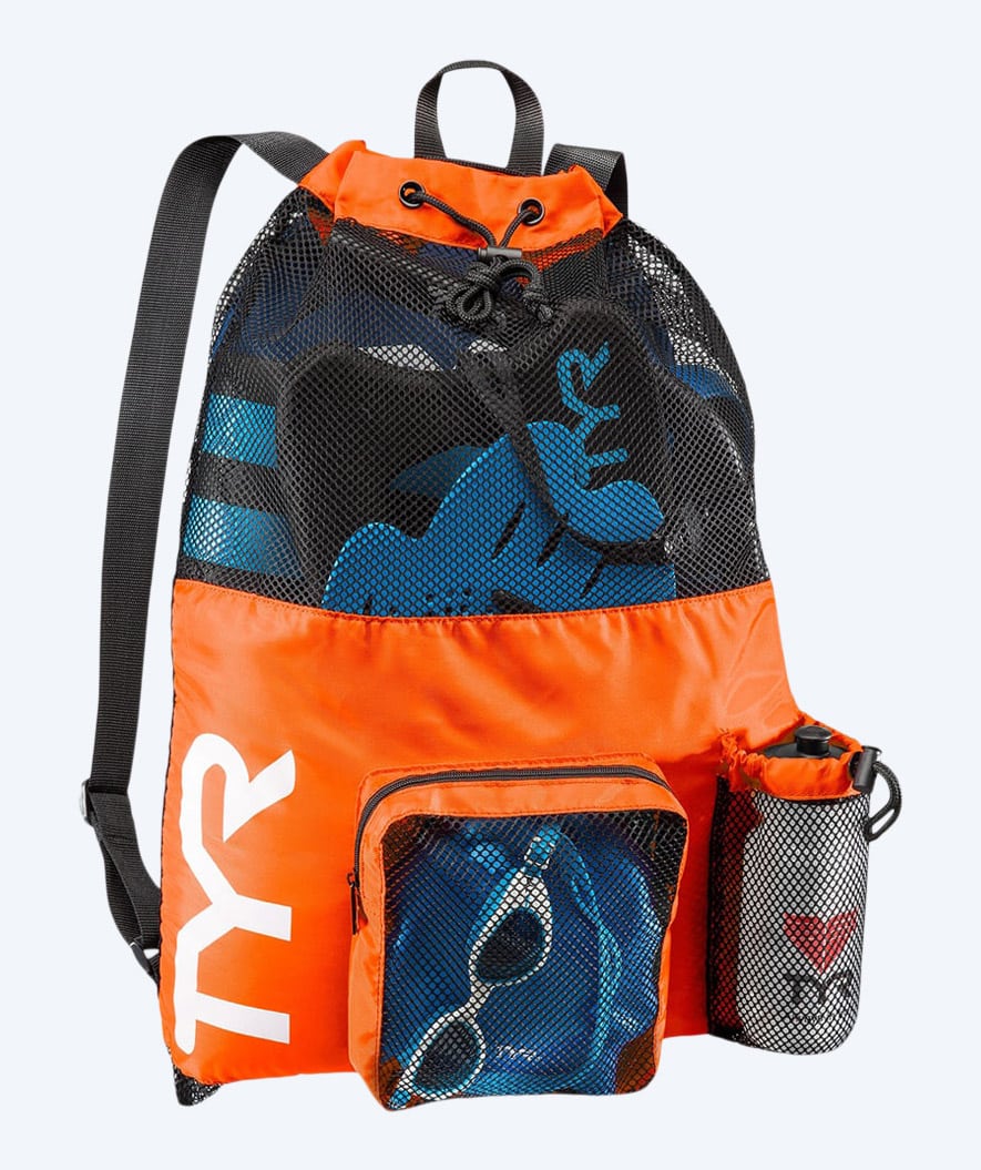 TYR verkkokassi - Big Mesh Mummy 40L - Oranssi
