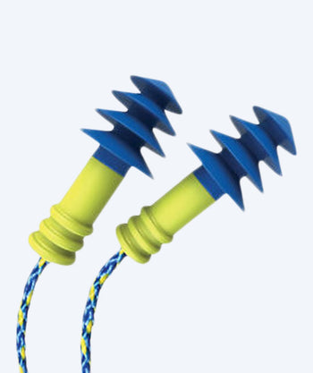 Mack's korvatulpat uintiin 1 pari - Ear Seals - Sininen/keltainen