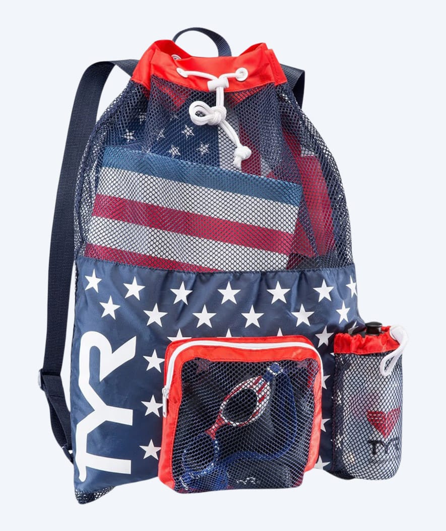 TYR verkkokassi - Big Mesh Mummy 40L - USA
