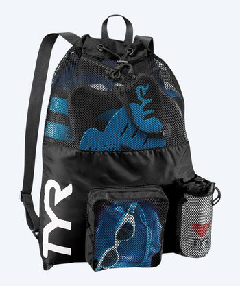 TYR uimaverkko - Big Mesh Mummy 40L - Musta