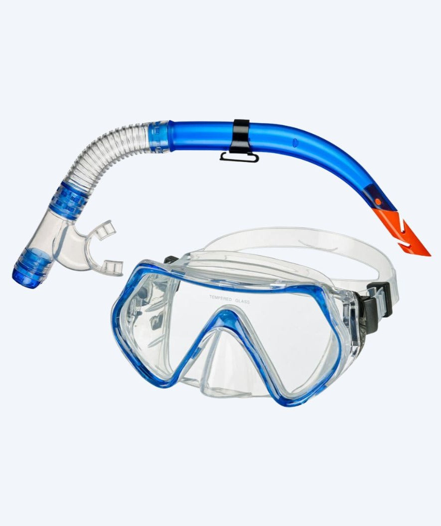 Beco Combo snorkkelisetti junioreille (yli 12 vuotiaille) - Bibione - Sininen