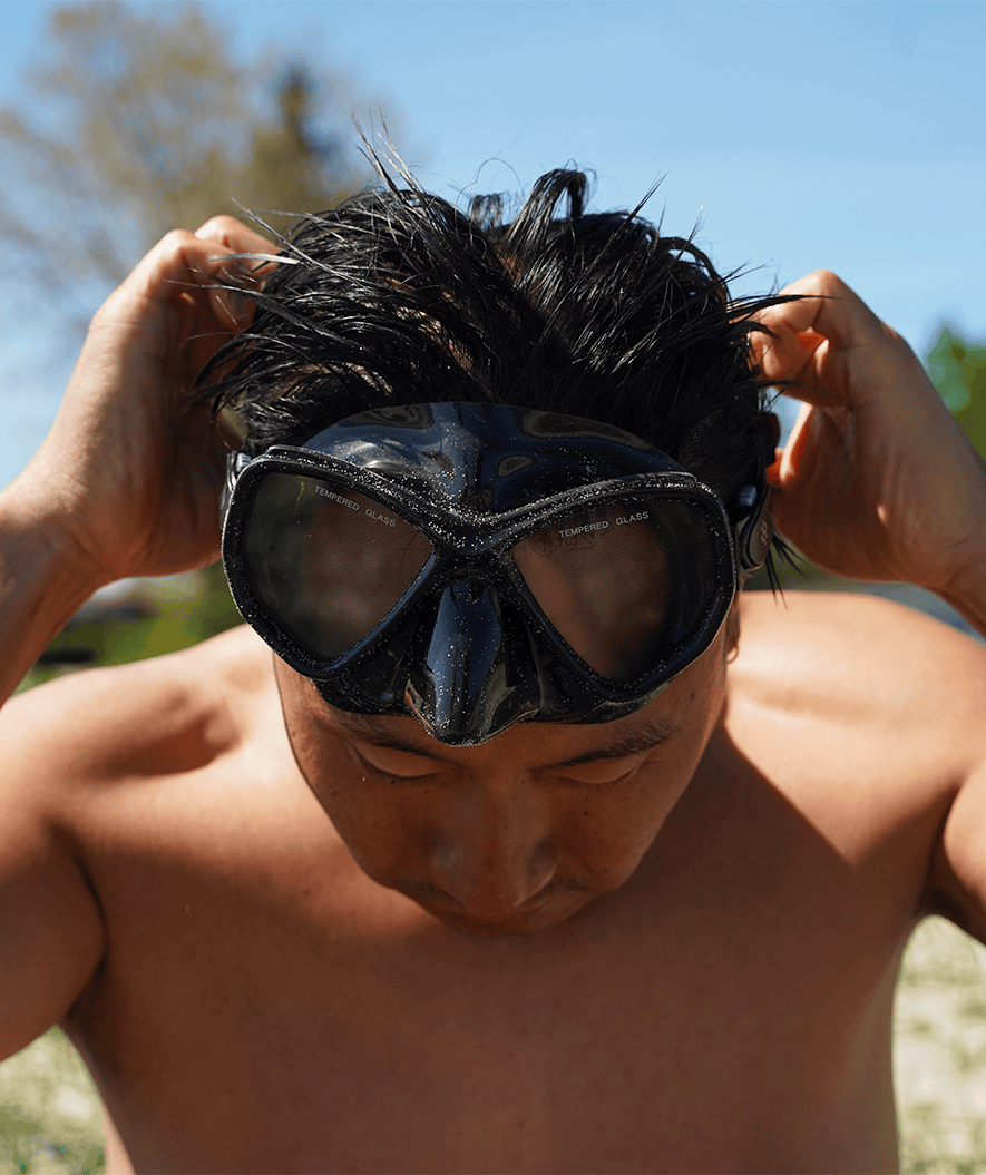 Watery snorkkelisetti aikuisille (yli 15 vuotiaille) - Fenton/Breeve - Musta