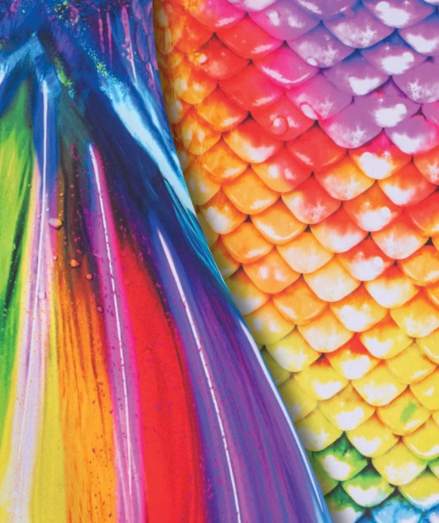 Fin Fun merenneidon pyrstö lapsille - Setti - Rainbow Reef