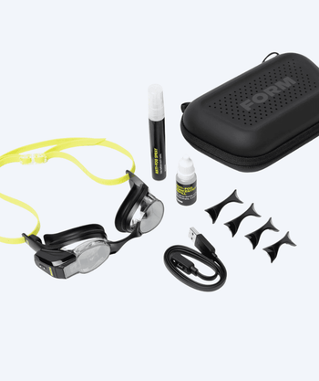 Form Swim display Elite-uimalasit - Smart Swim 2 PRO - Musta/vihreä