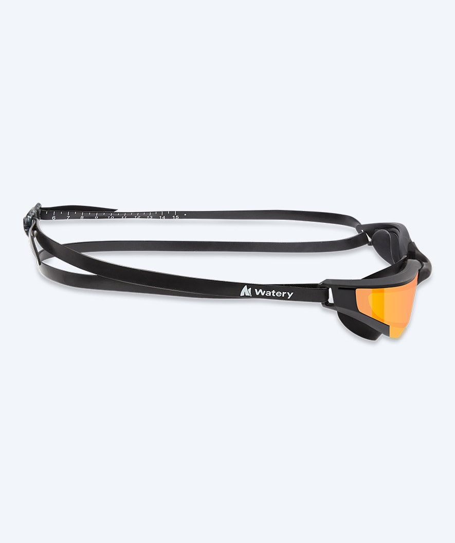 Watery uimalasit - Instinct Ultra Mirror - Musta/kulta