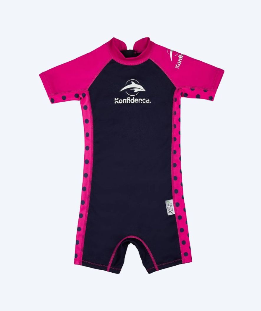 Konfidence märkäpuku lapsille - Warma - violetti/pinkki