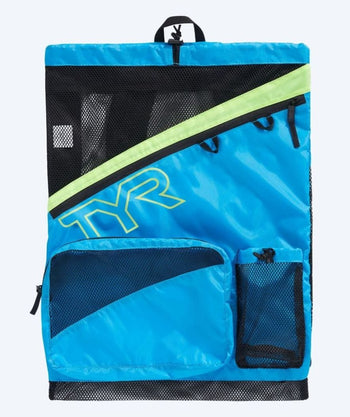 TYR verkkokassi - Elite Team 40L - Vaaleansininen/keltainen