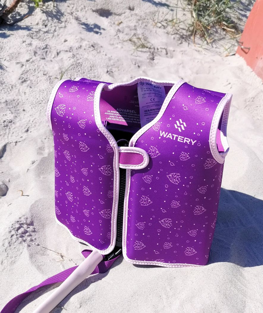 Watery uimaliivit lapsille (1-6) - Splashy - Violetti