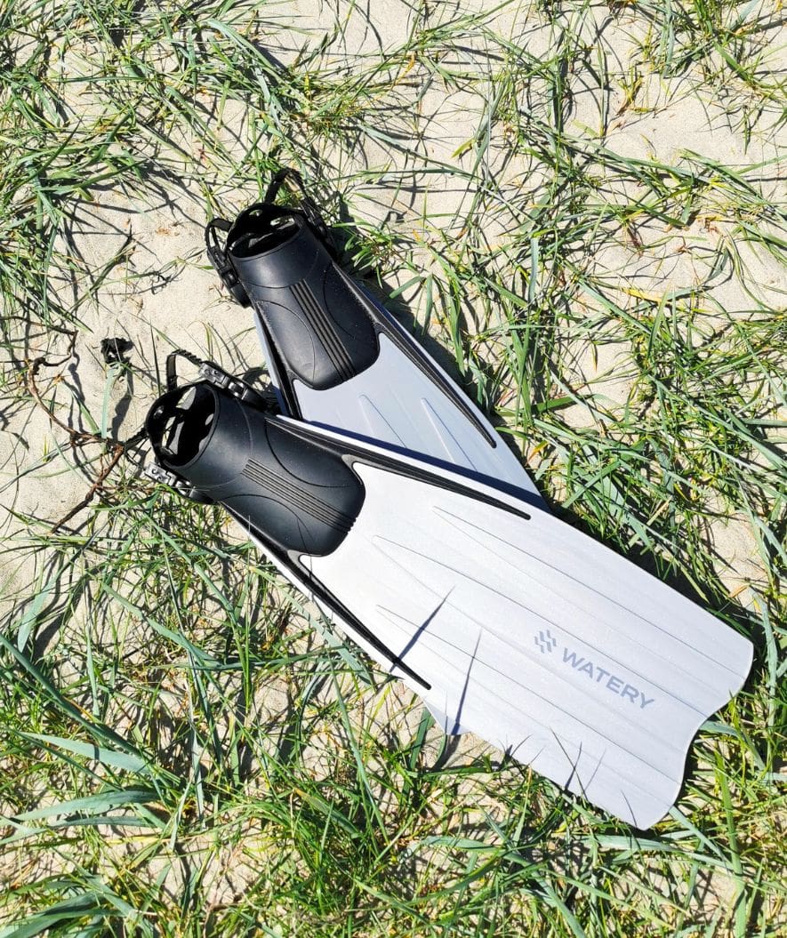 Watery sukellusräpylät aikuisille - Moonsoon - Harmaa/Musta