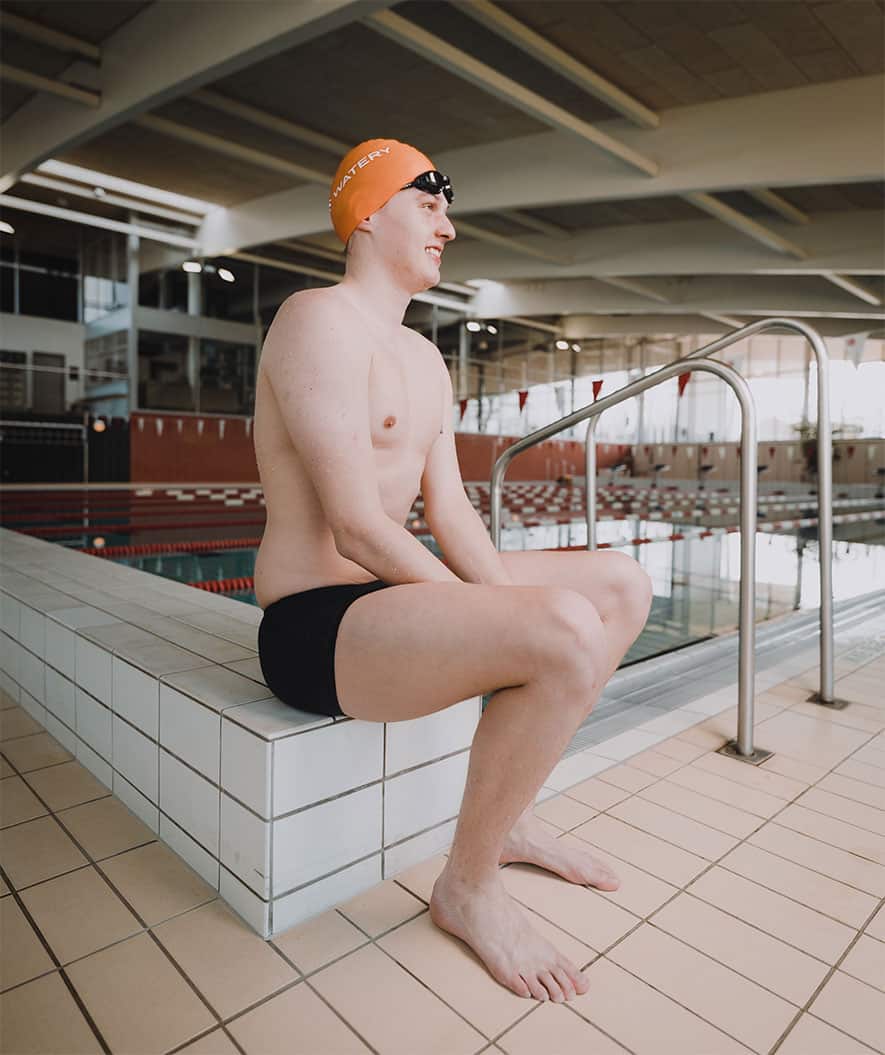 Watery uimalakki (yli 10-vuotiaille) - Signature - Oranssi