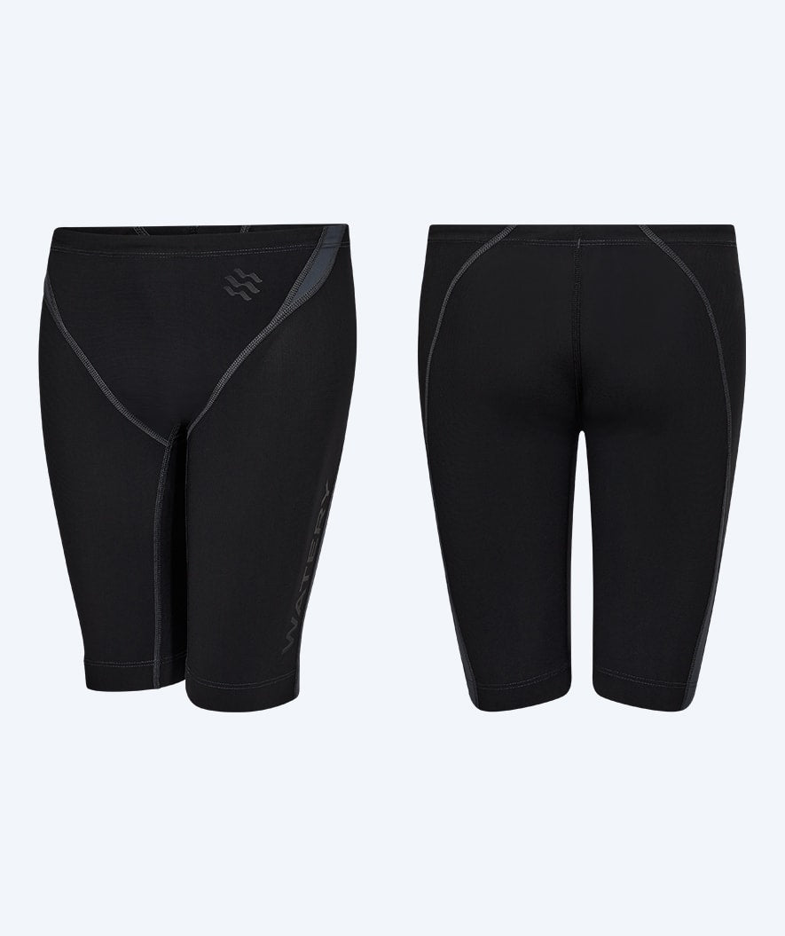 Watery kilpailu-uimahousut pojille - Rapidskin 2.0 - Musta