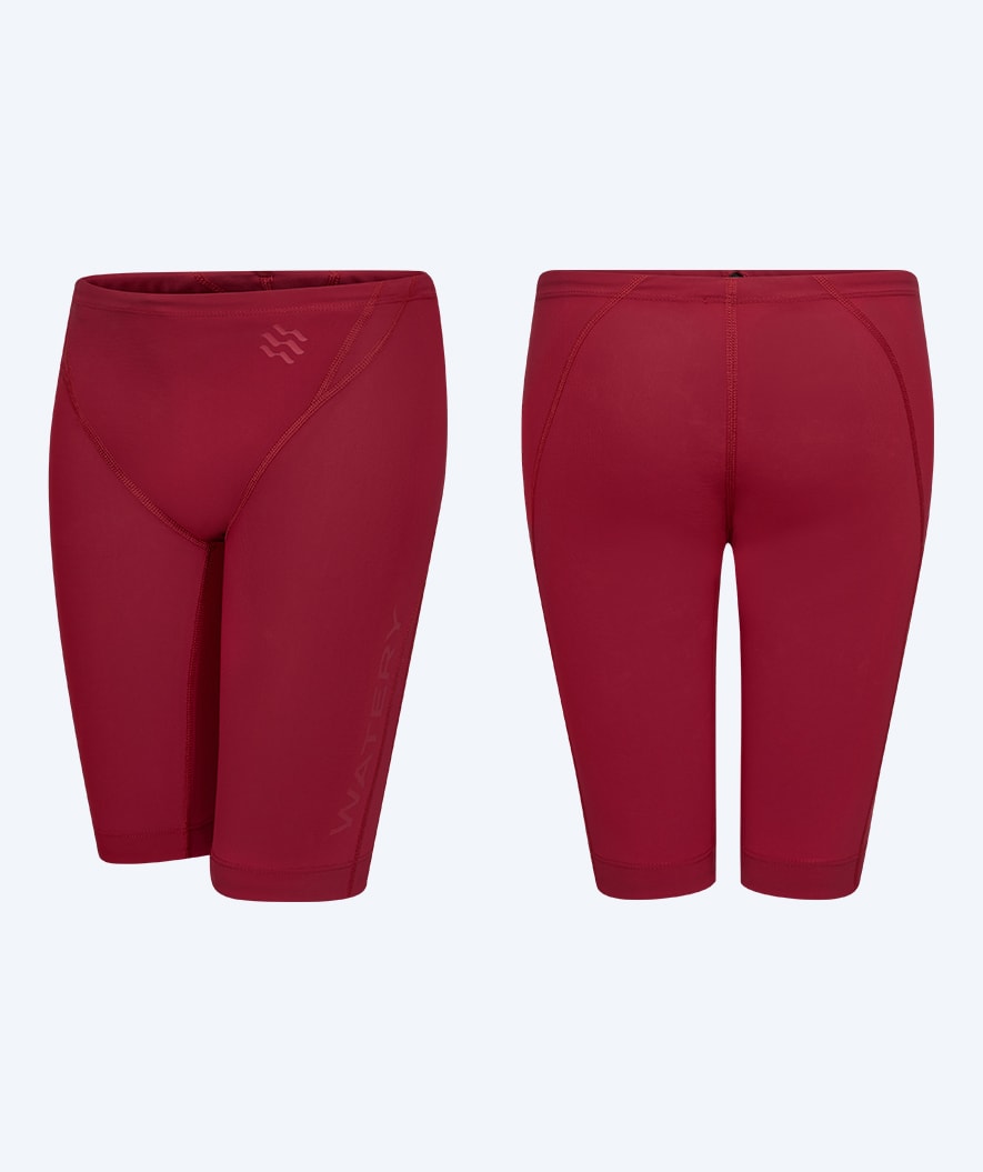 Watery kilpauimahousut pojille - Rapidskin 2.0 - Punainen