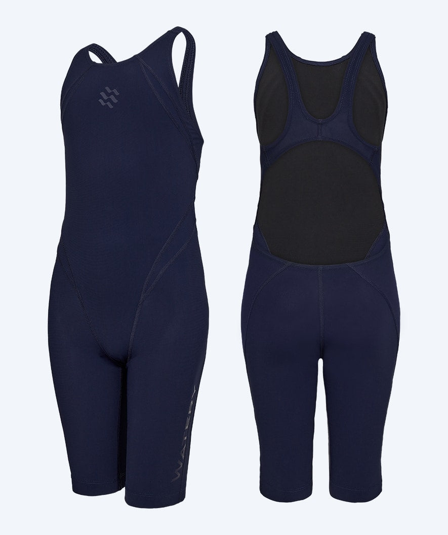 Watery kilpailu-uimapuku tytöille - Rapidskin 2.0 - Tummansininen