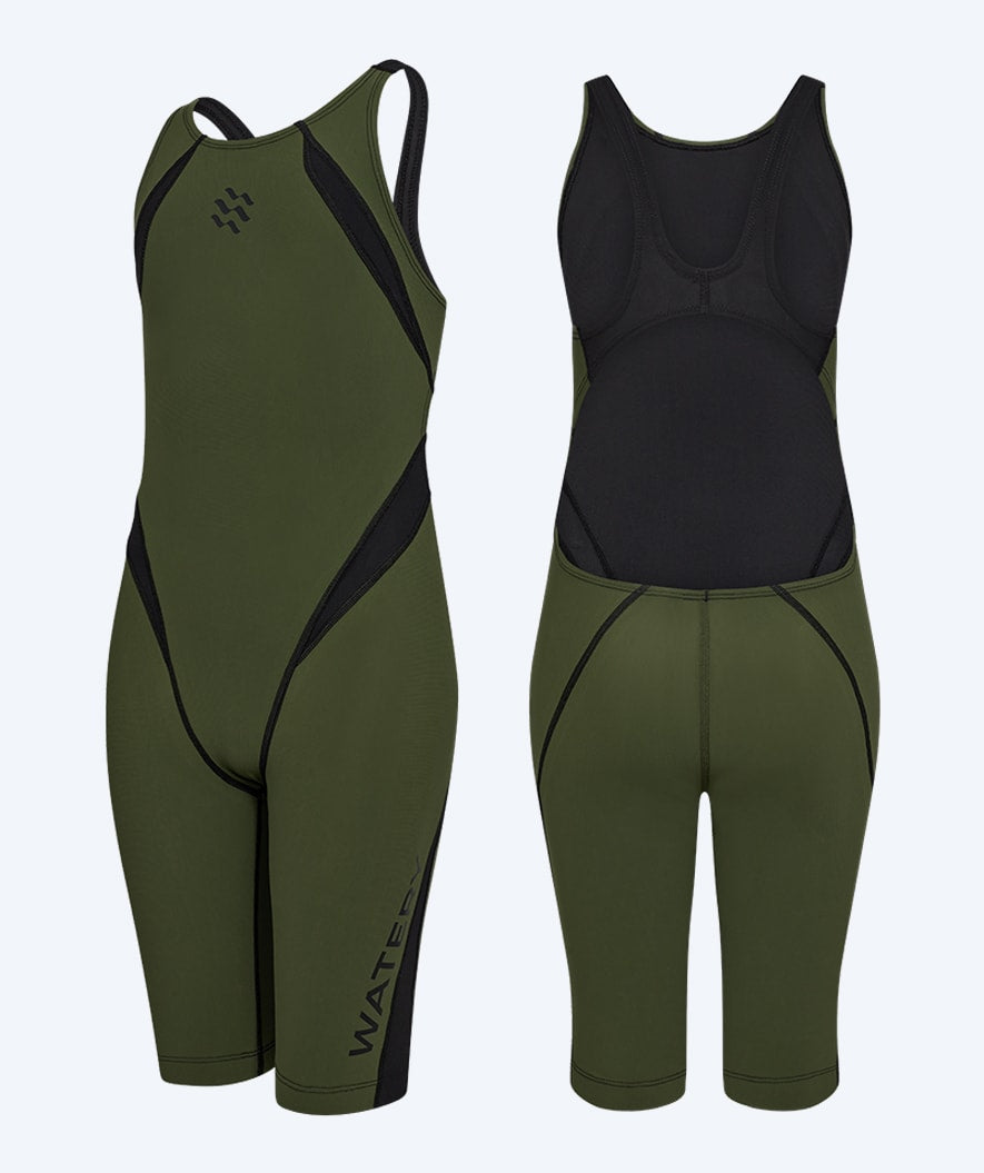 Watery kilpauimapuku tytöille - Rapidskin 2.0 - Vihreä