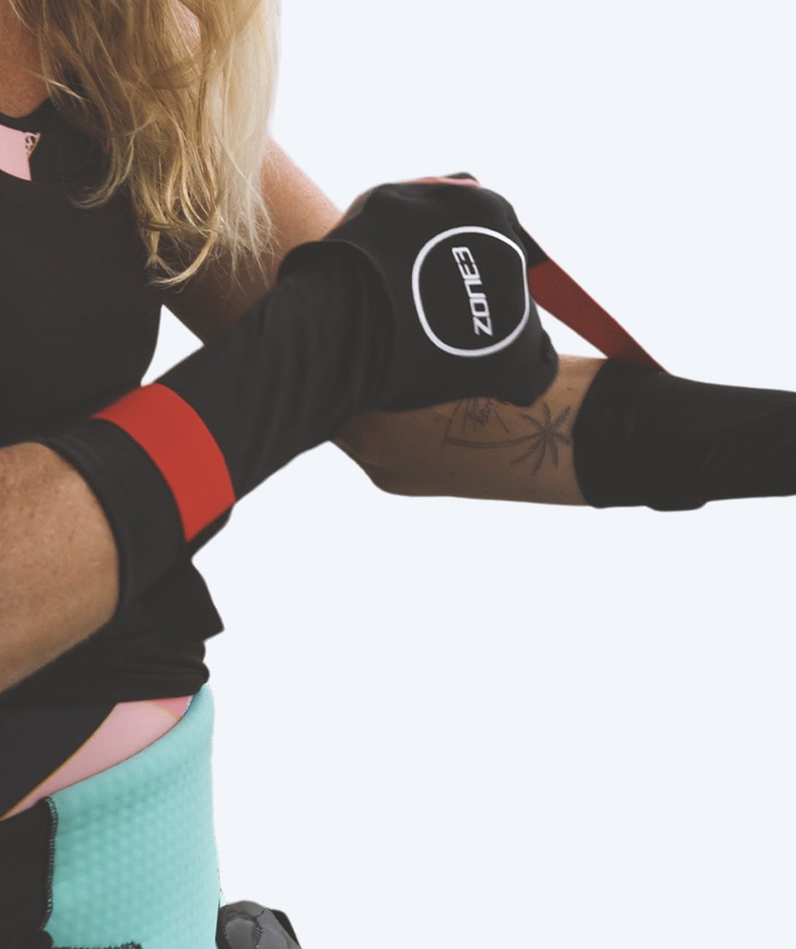 ZONE3 neopreenihanskat - Neopreeni (2mm) - Musta/punainen