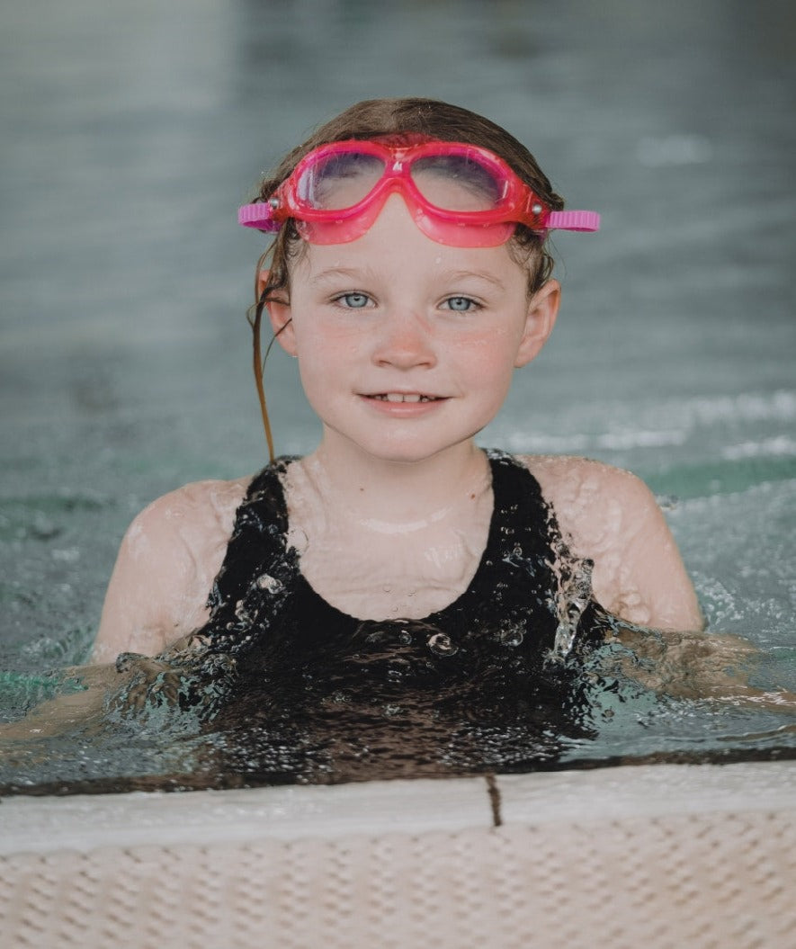 Watery uimalasit lapsille - Mantis 2.0 - Atlantic Pinkki/läpinäkyvä