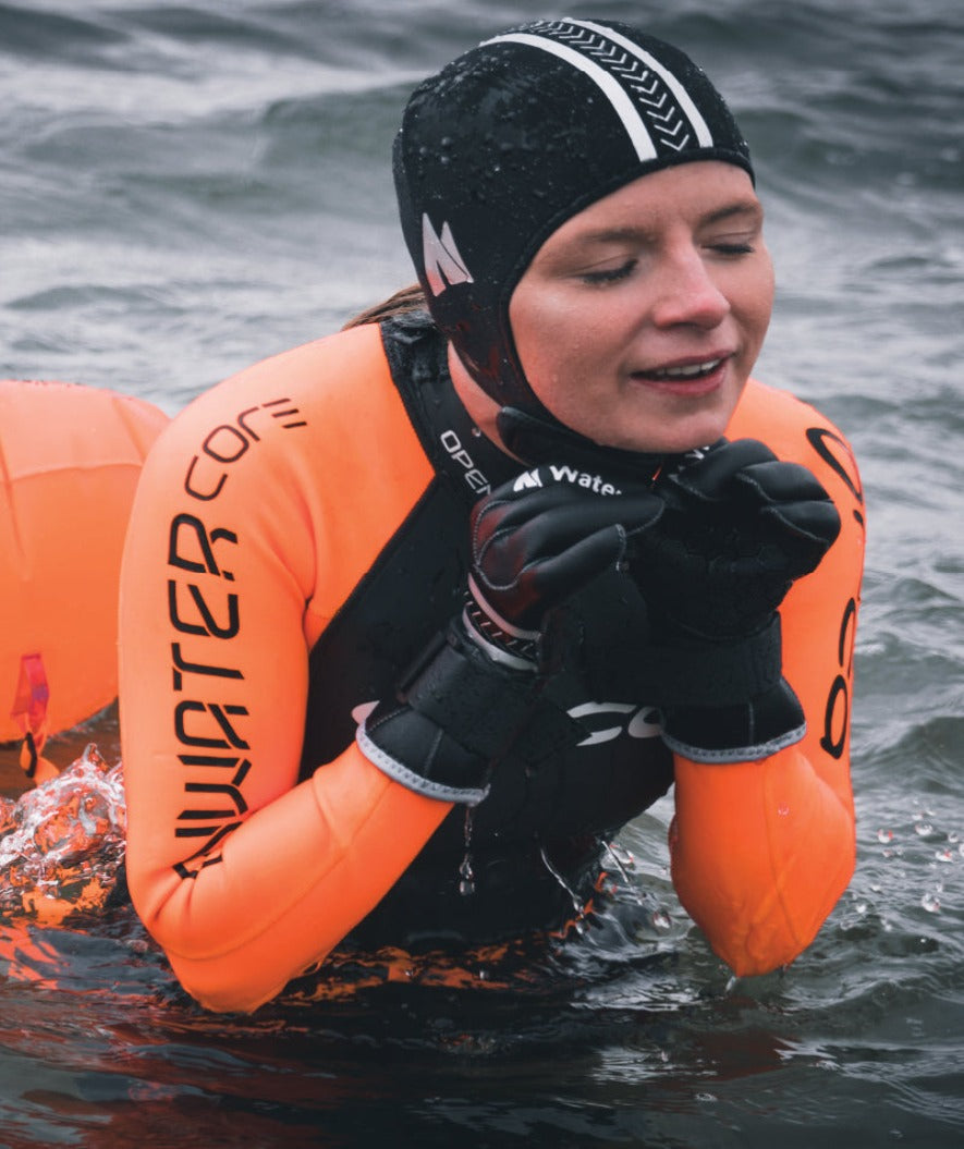 Watery neoprensetti - Thermal Reptile (3 mm) - Musta/hopea