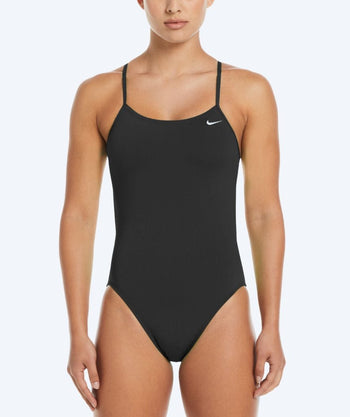 Nike uimapuku naisille - Hydrastrong Cutout - Musta